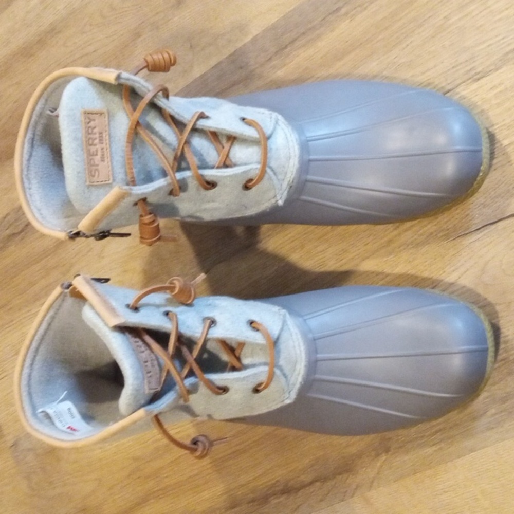 Women's Sperry Insulated Saltwater Embossed Wool Duck Boots